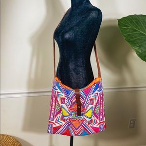 EUC Boho Crossbody Bag by Raj